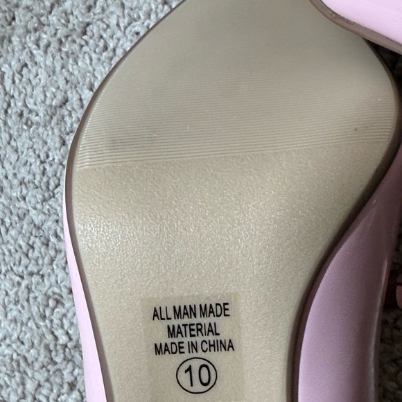 Pink pump heels size 10 - Picture 5 of 5